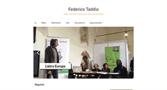 Desktop Screenshot of federicotaddia.com
